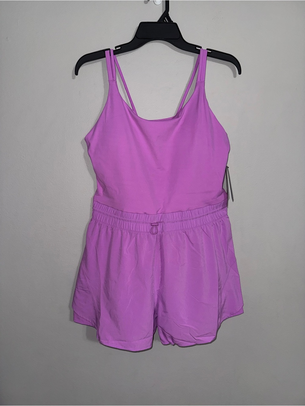 Avia Women’s Purple Cinch Waist Romper Large